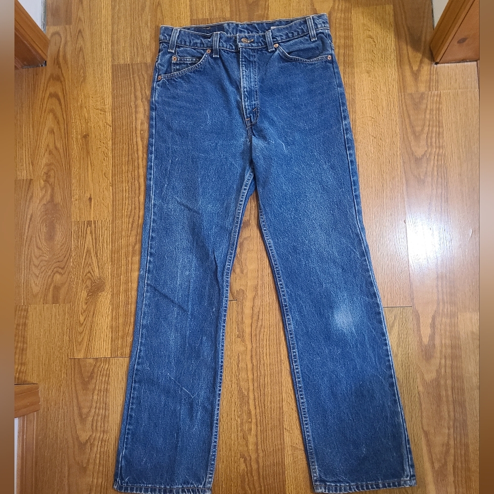 Vintage Orange Tab Levi's Jeans Size 33x32 - Picture 2 of 10